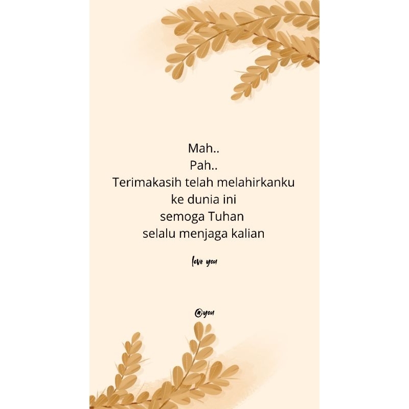 

Desain Tulisan Quote/ Ucapan