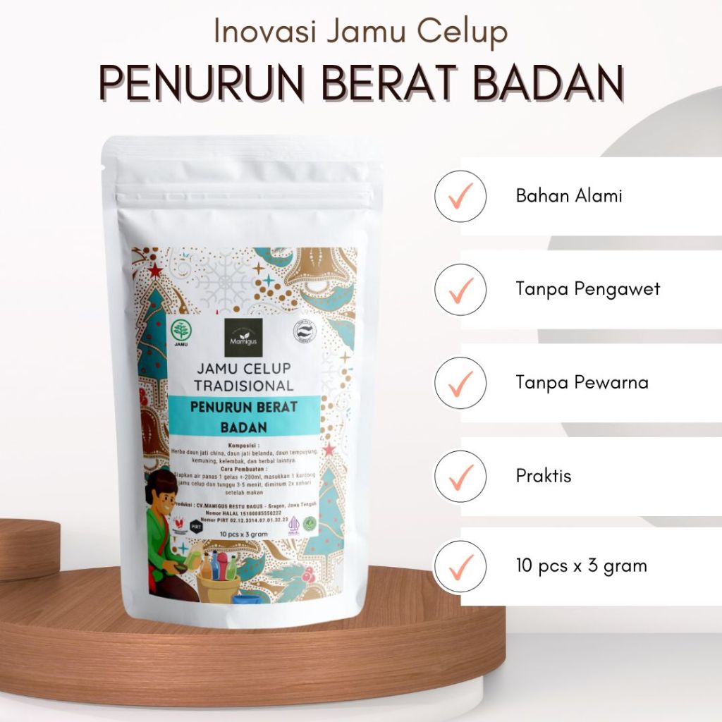 

Jamu Celup Tradisional PENURUN BERAT BADAN