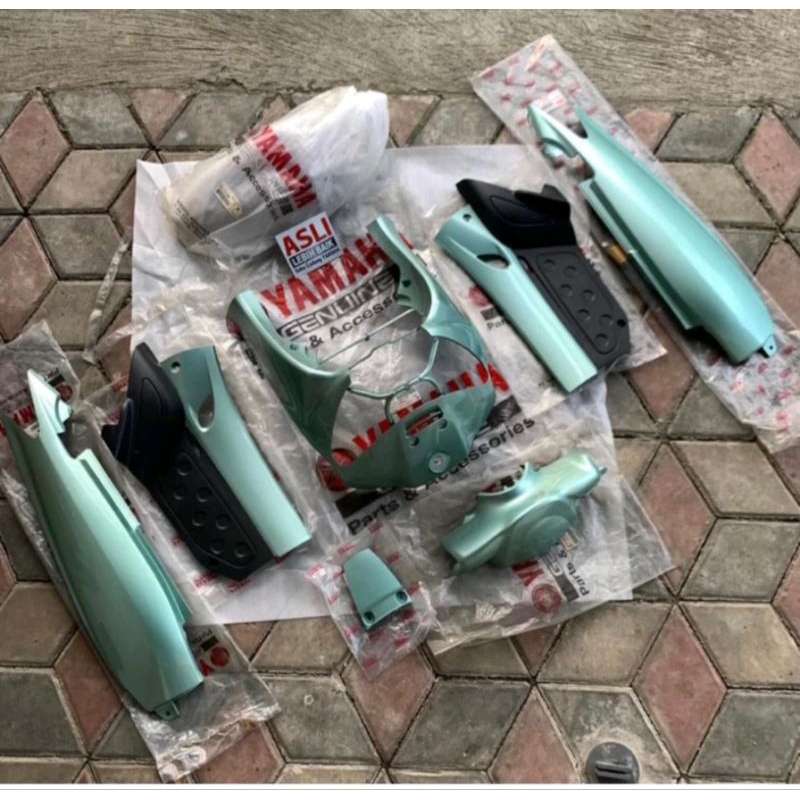 Cover body nouvo lele hijau tosca body nouvo lele hijau tosca Original yamaha