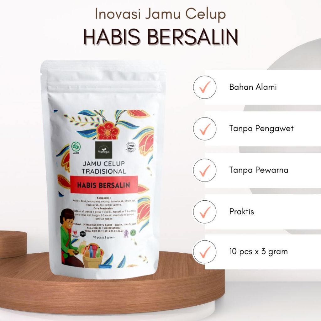 

Jamu Celup Tradisional HABIS BERSALIN