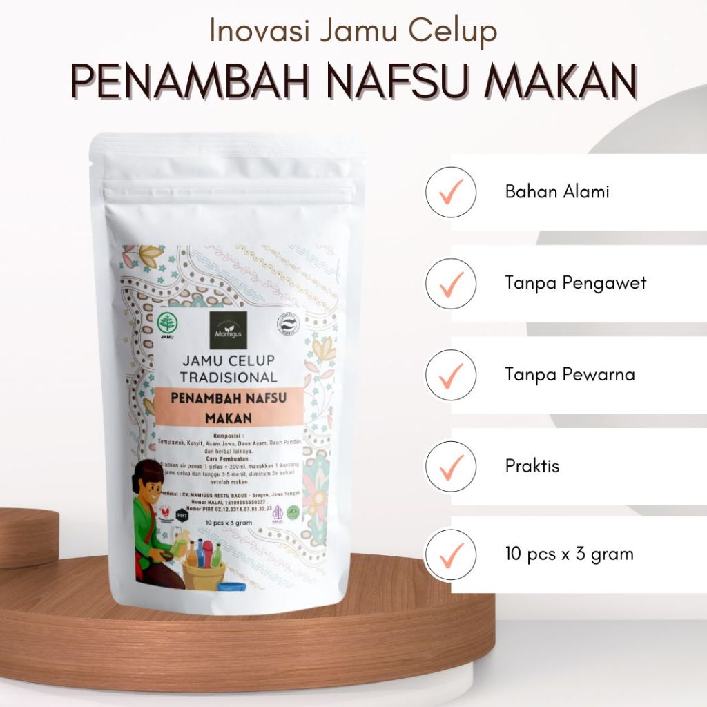 

Jamu Celup Tradisional PENAMBAH NAFSU MAKAN