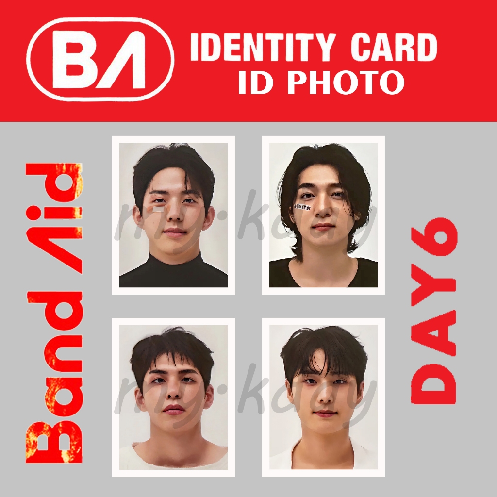 ID-0041, Unofficial ID Photo DAY6 Band Aid Identity Card