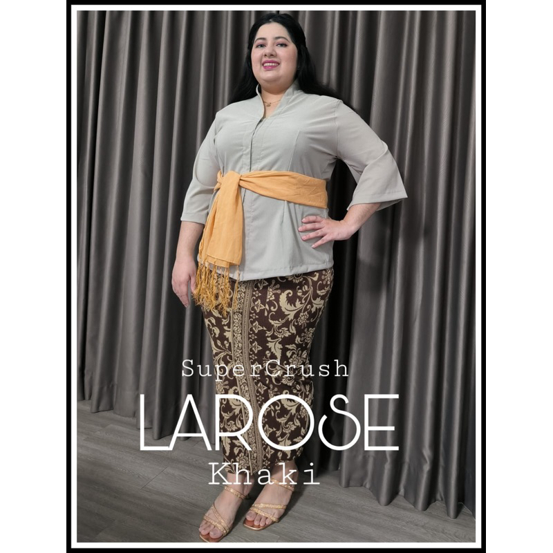 ATASAN KEBAYA BALI KARTINI JUMBO LAROSE | KEBAYA JUMBO SIZE 2XL LD 116 |  3XL LD 120 | 4XL LD 128 | 