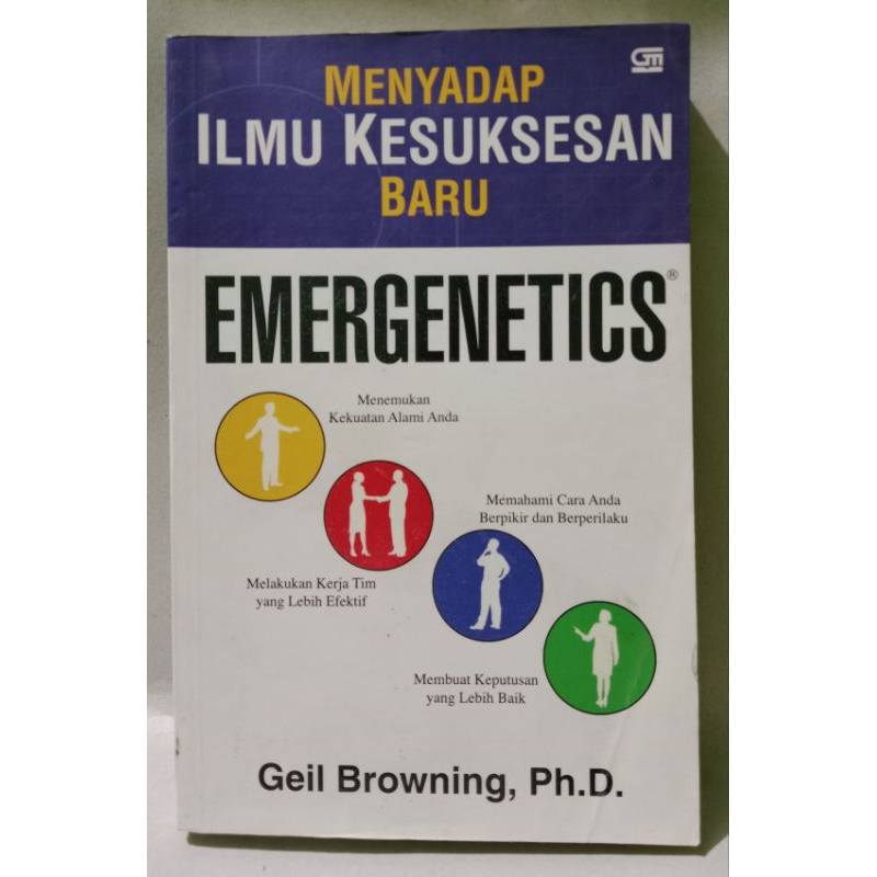 Buku Emergenetics / Menyadap Ilmu Kesuksesan Baru/ Geil Browning, P.h.D/ Buku Original