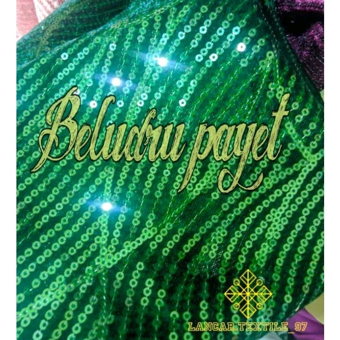 "promo"kain Buludru payet/Border payet kain Buludru