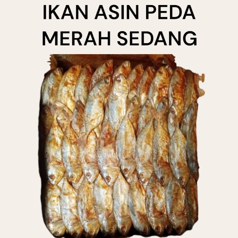 

Ikan asin peda merah sedang=250gr/500gr/1kg best seller