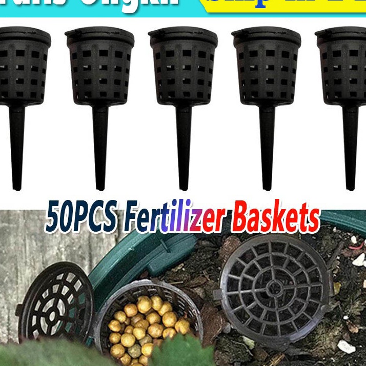 Langka 5pcs tempat pupuk dekastar bonsai keranjang pupuk pot pupuk