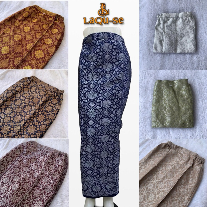 Rok Songket Model Span Bawahan Kebaya Rok Songket Tenun Terbaru By Laquse Kebayaa