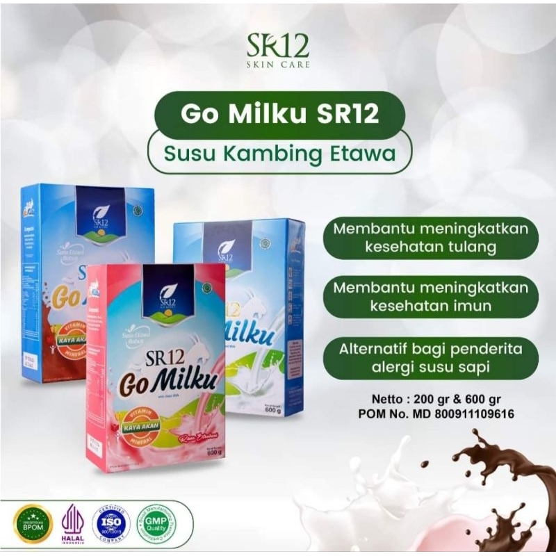 

SUSU KAMBING ETAWA GOMILKU SR12/SUSU ETAWA BUBUK/SUSU ETAWA BPOM HALAL