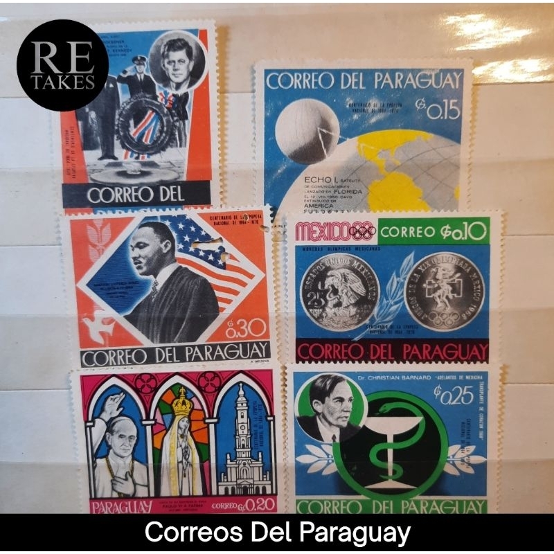 

Prangko Koleksi Filateli Correo Del Paraguay