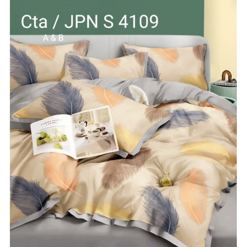 Sprei katun jepang 160/180x200 karet keliling