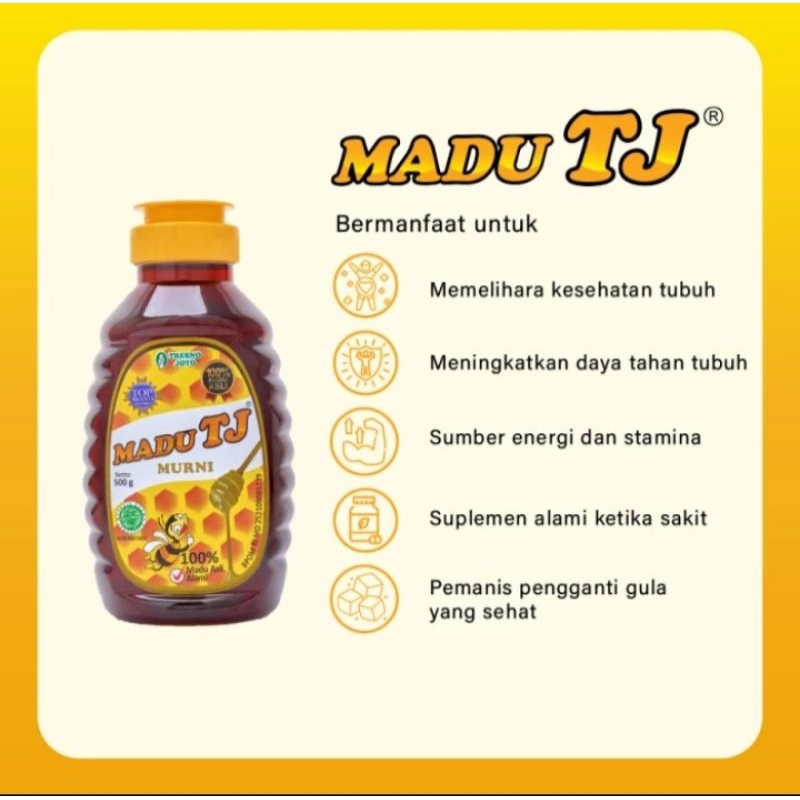 

MADU TJ MURNI BOTOL 500GR