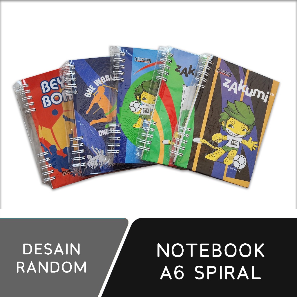 

Notebook A6 Spiral Official South Africa Fifa World Cup