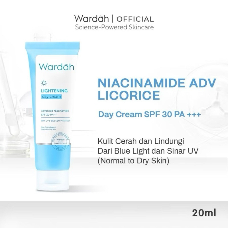 WARDAH Lightening Day Cream| Cream Wardah|Krim Siang Wardah