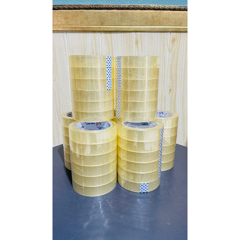 

Lakban Bening 24mm 100 yard Kualitas super Merek Star Tape