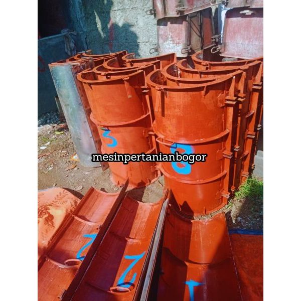 Cetakan Gorong Gorong Ukuran 100 x 100 cm - Cetakan Gorong Gorong Beton - Cetakan Buis Beton Terbaik