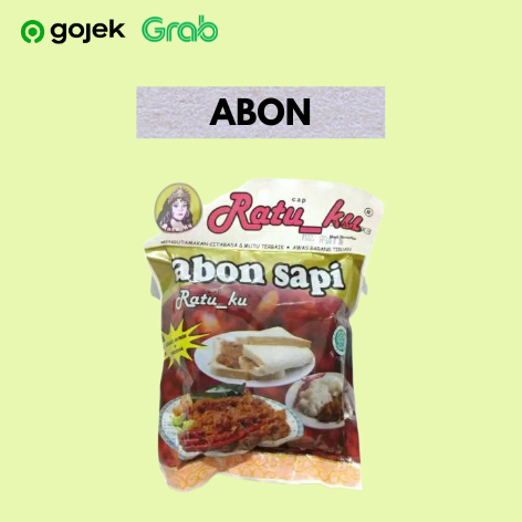 

Abon Sapi Cap RATU-KU 100 Gram