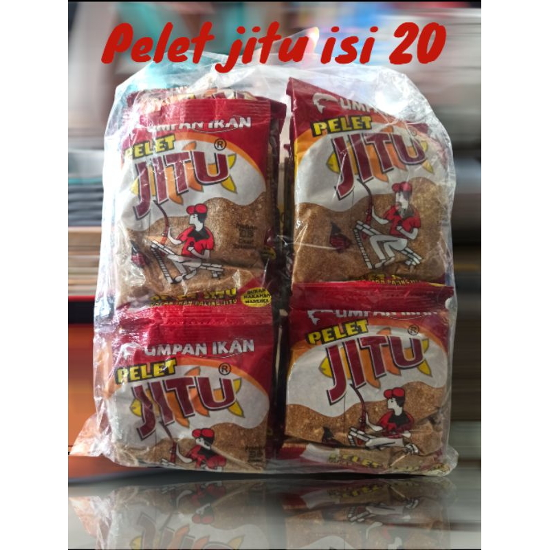 umpan pelet jitu 1 pack isi 20,pelet jitu,umpan jitu