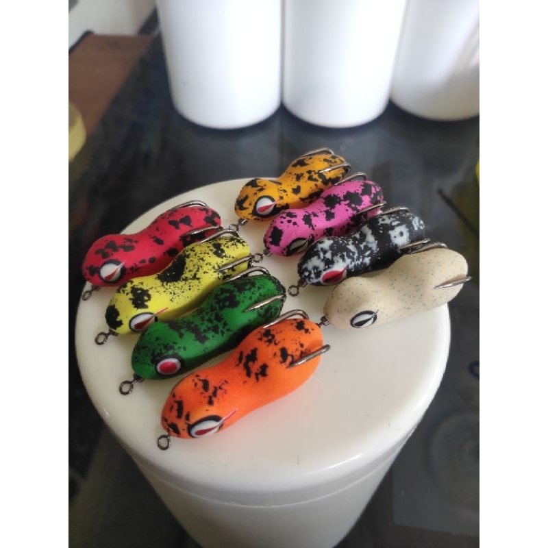 Soft Frog / Umpan Ikan Gabus / Umpan Casting 4cm