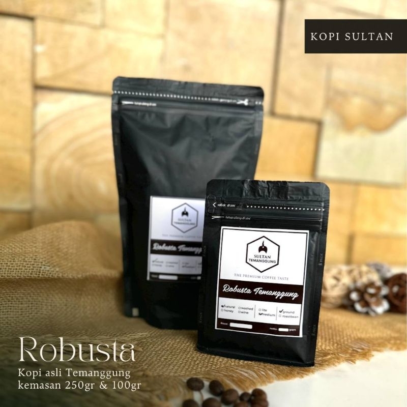 

Sultan Coffee Robusta Natural 100 gr