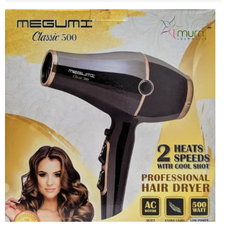 HAIR DRYER MEGUMI CLASSIC 500