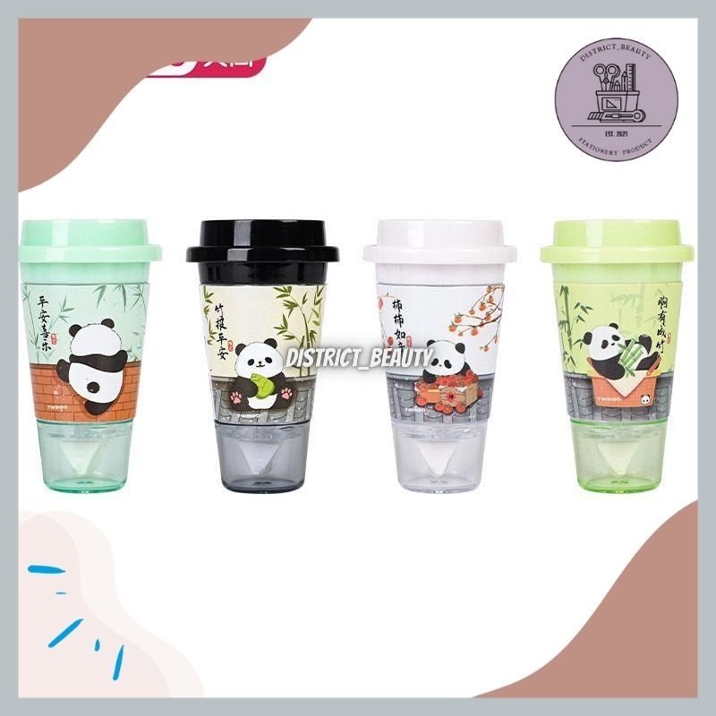 

GLUE TAPE TUMBLER PANDA GLUE TAPE PERLENGKAPAN DIY ROLLER TAPE LEM KERTAS BENTUK TUMBLR PANDA CUTE TERMURAH