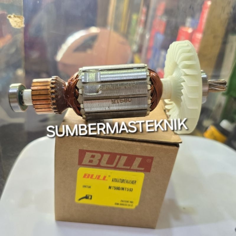Armature MT580 MT583 angker rotor mesin gergaji listrik maktec mt 580 MT 583 Bull