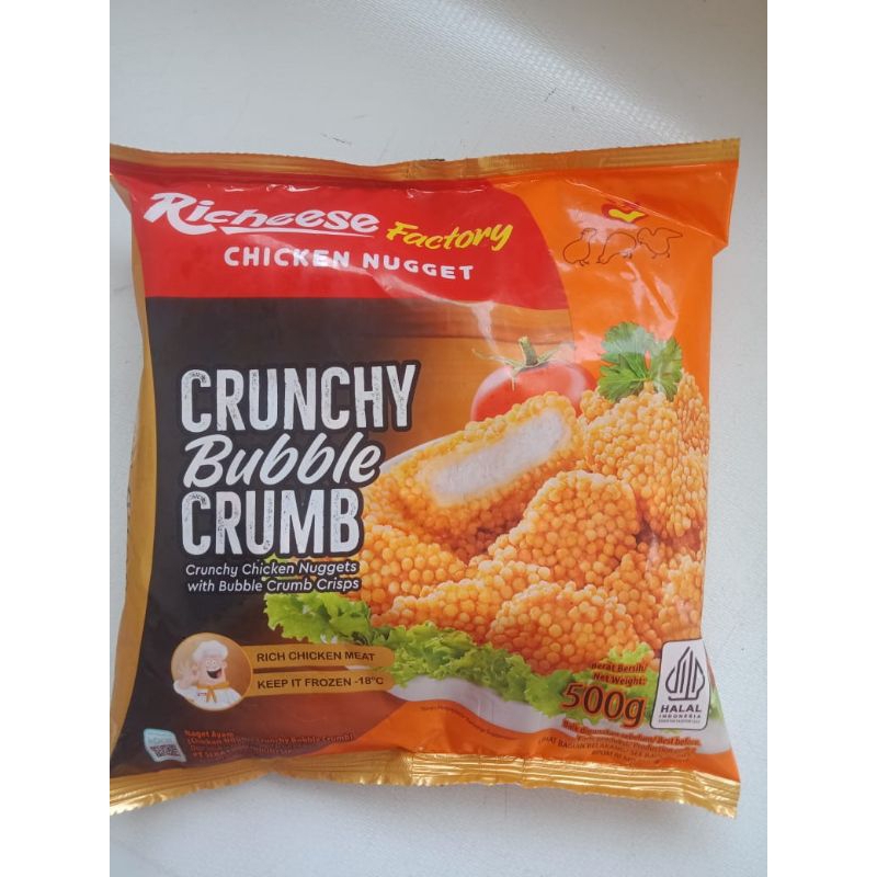 

chiken nugget crunchy richeese factory