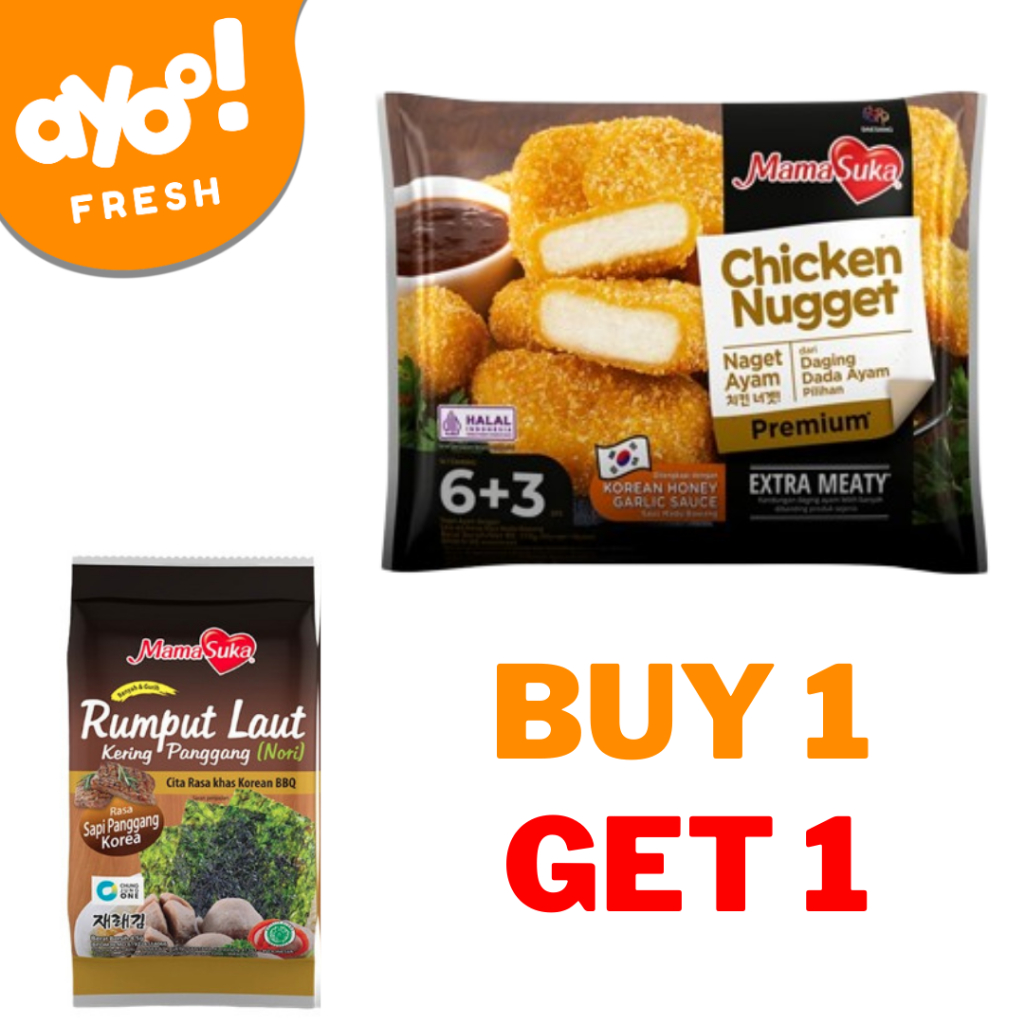 

MamaSuka Chicken Nugget Premium 170 g Pack