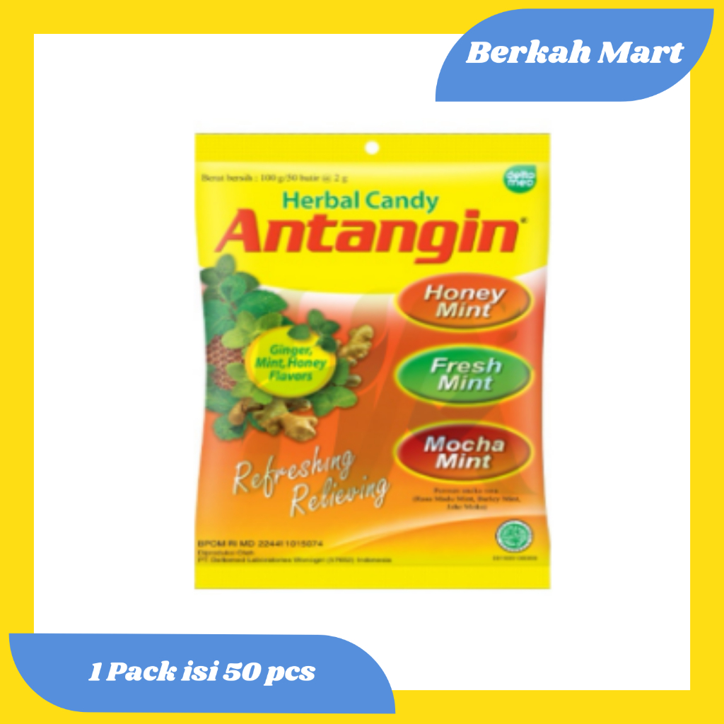 

PERMEN ANTANGIN HERBAL CANDY ISI 50 PCS