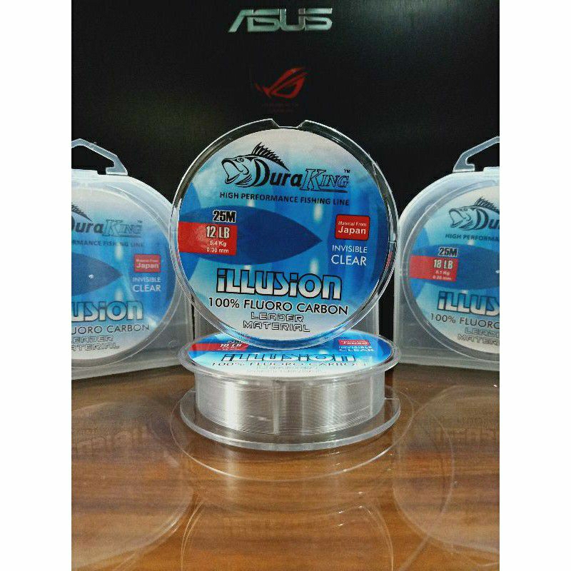 Leader Duraking Illusion 25m 100% Fluorocarbon