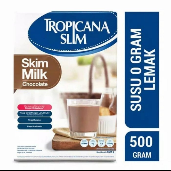 

tropicana slim non fat dry milk chocolate 500gr