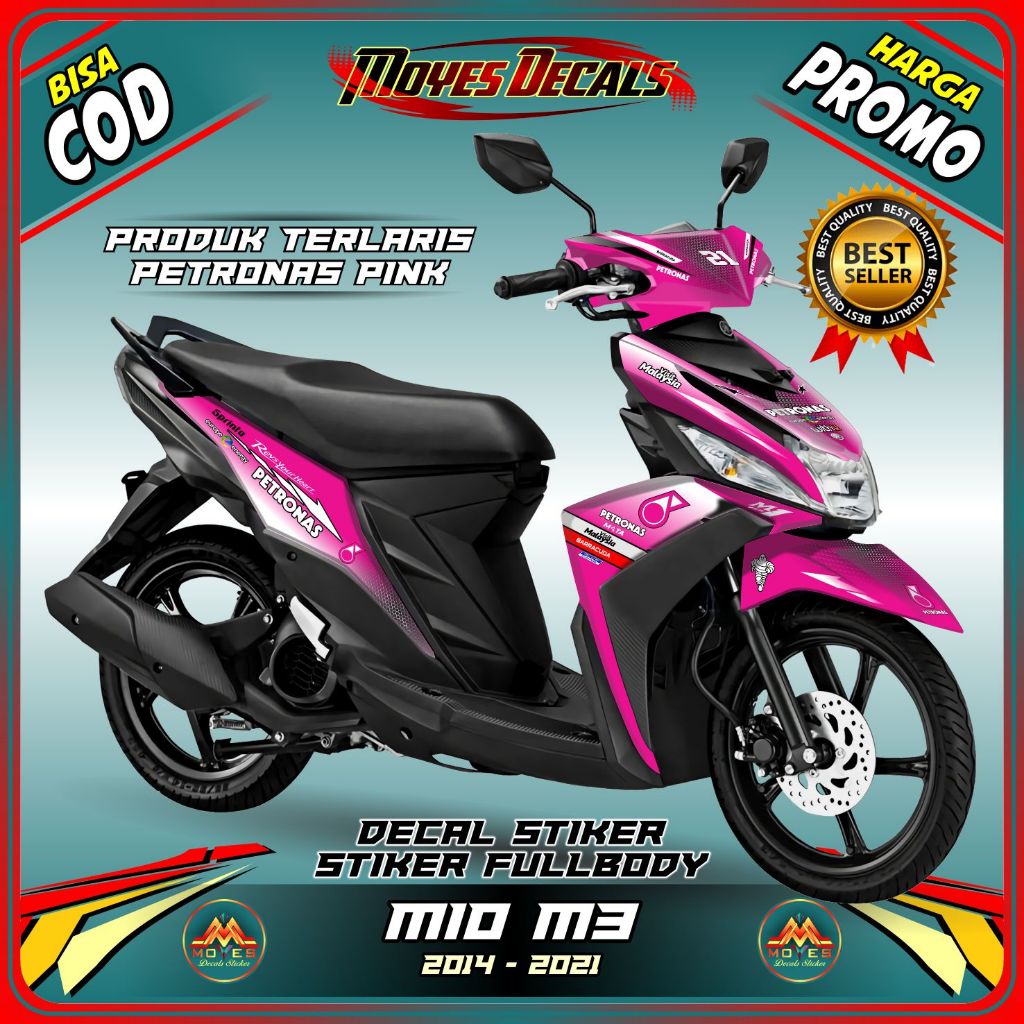 DECAL MOTOR MIO M3/ MIO Z- STIKER MOTOR MIO M3/ MIO Z  FULL BODY PREMIUM BERKUALITAS -VARIASI MOTOR 