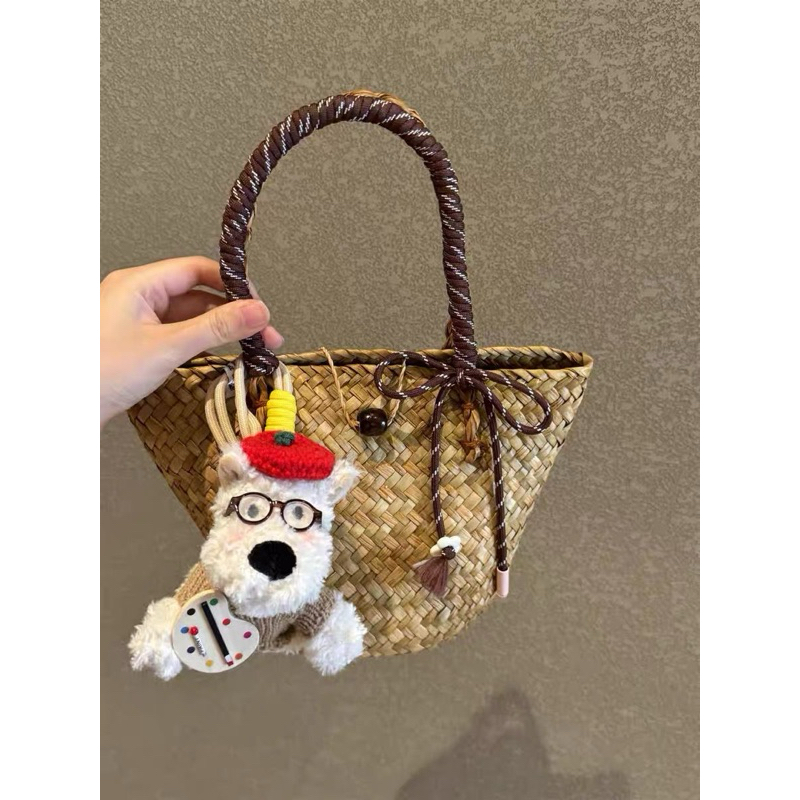 CHARACTER BAG CHARM SNOWY TINTIN DUMBO HELLO KITTY || FUR BAG CHARM