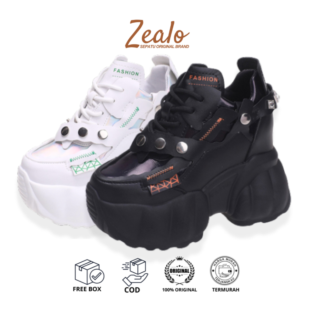 Diskont Zealo.Shoes 269 Sepatu Sneakers Wanita Import Korea Sport Casual