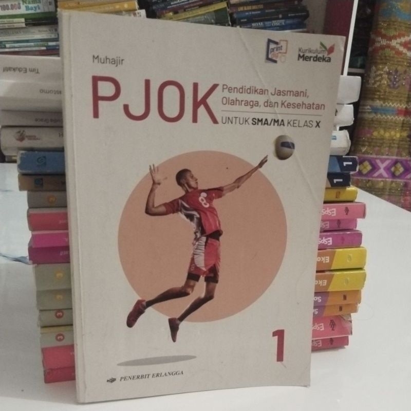buku pendidikan jasmani olahraga dan kesehatan (PJOK) SMA kelas 1-10 penerbit Erlangga