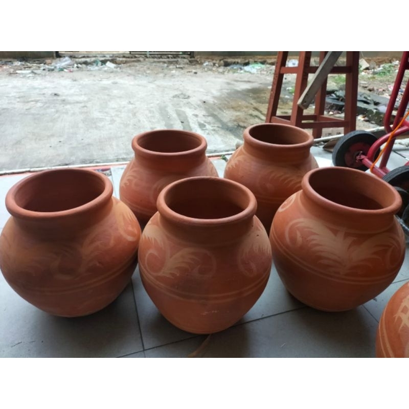 gentong air tanah liat +-20liter