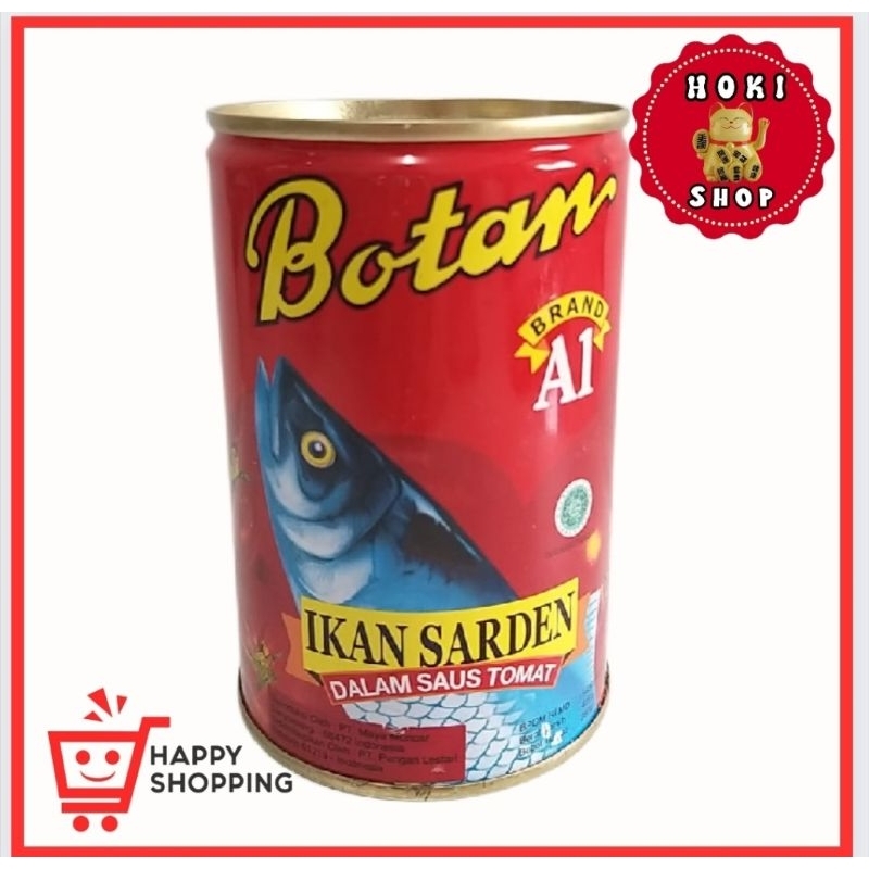 Botan Sarden Tomat 425gr / Ikan Sarden Botan / Ikan Sarden Kaleng