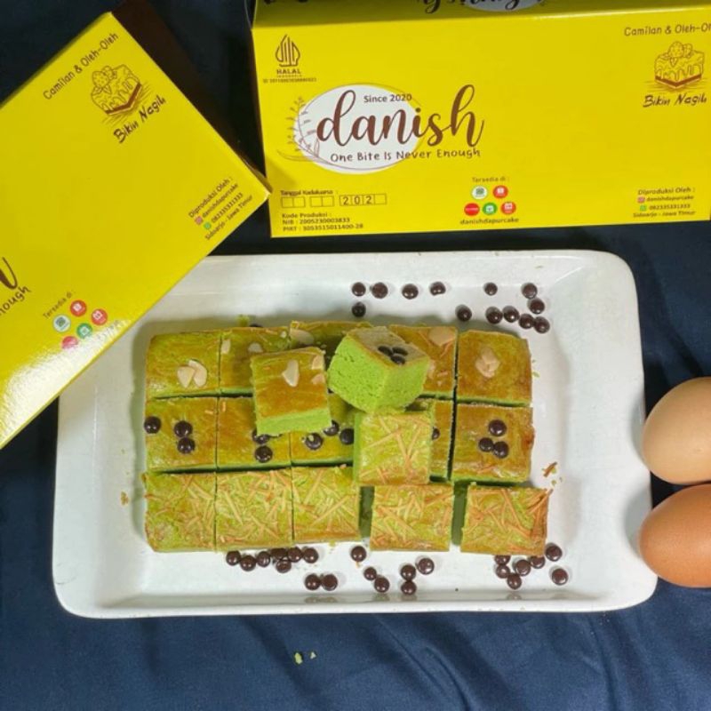 

Danish Lekker Holland Pandan / Boterkoek 20x10 Panggang Wangi Butter-Pandan by Danishdapurcake