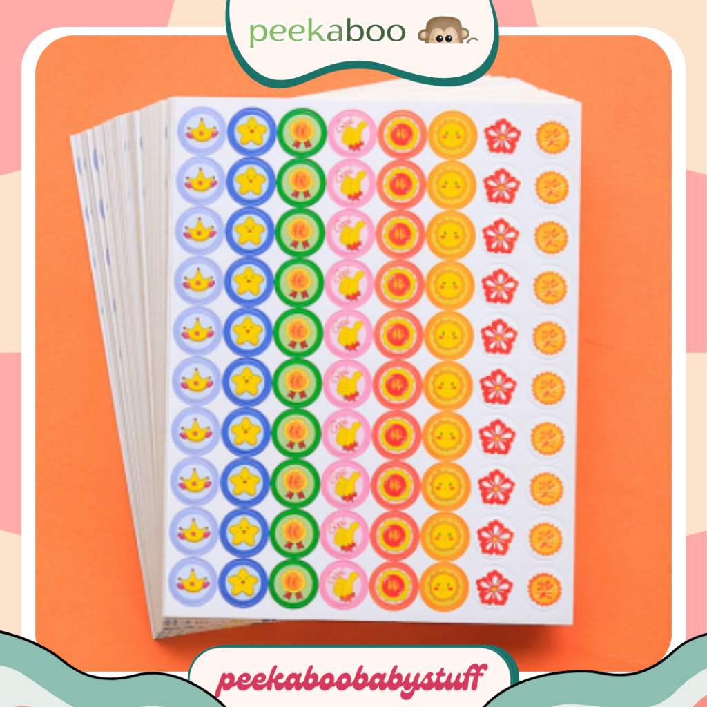 

STICKER REWARDS ANAK - BADGE COLORFUL || STICKER REWARD ANAK || STIKER LUCU DIY MURAH