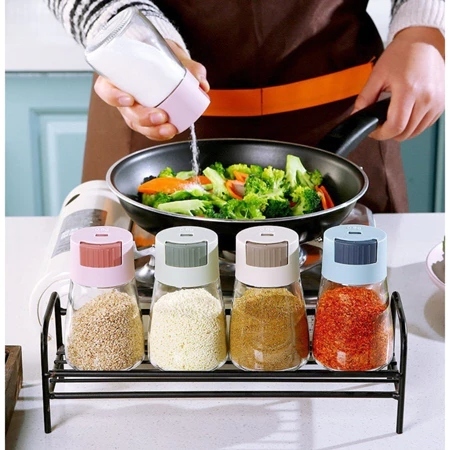 BMP-TEMPAT BUMBU DAPUR SET BOTOL KACA Toples Bumbu Tabur Masak Mini Garam Gula Lada Merica Minyak Wa