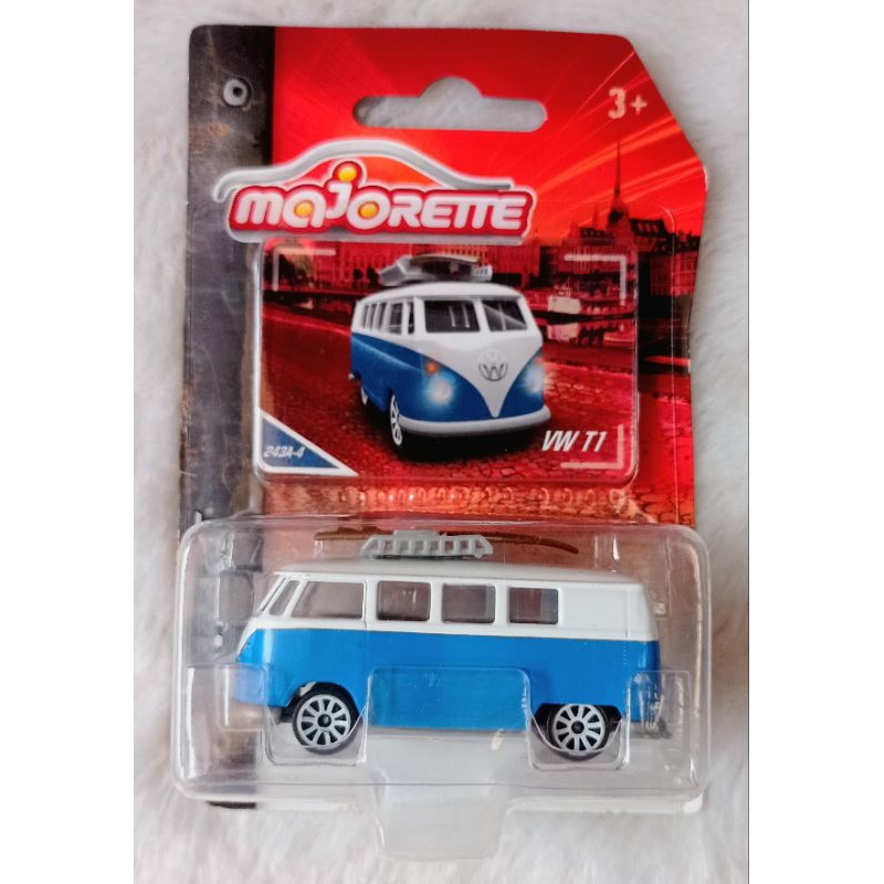 Majorette VW T1 Biru