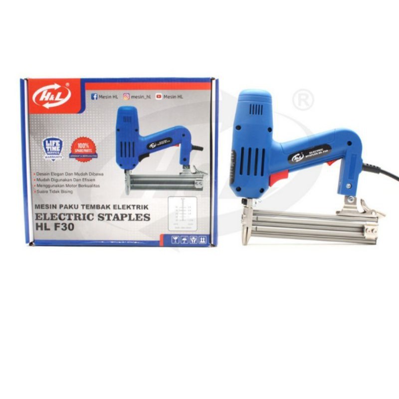 

Mesin Paku Tembak Lurus Listrik Electric Nailer H&L HL F30