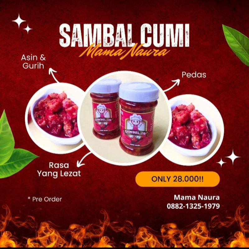 

Sambel Cumi Mama Naura - Dapoer Mama Naura
