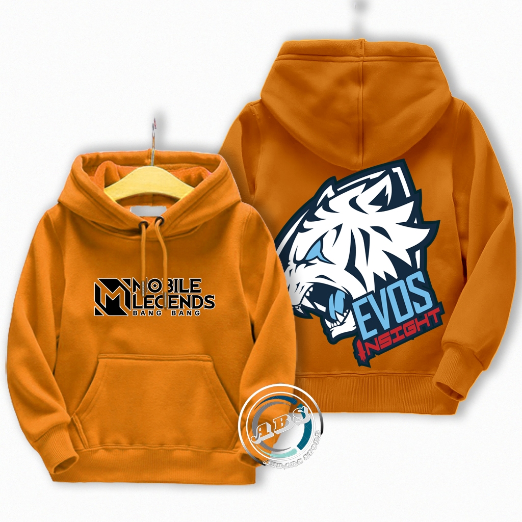 Hoodie Anak Laki Laki/Jaket ML EVOS/Sweater Anak Usia 3 4 5 6 7 8 9 10 11 12 13 tahun MOBILE LEGENDS