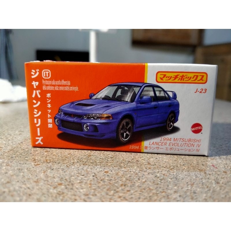 Matchbox moving parts Japan series Mitsubishi Lancer Evolution 4