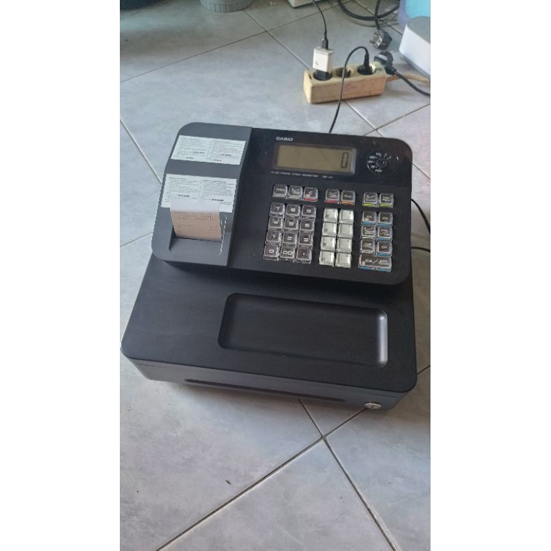 Mesin kasir  cash register casio se g1 bekas mulus