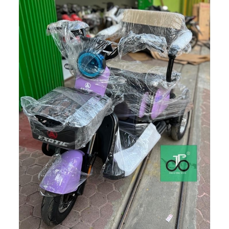 Sepeda Listrik Roda 3 Exotic Sierra TERBARU (by Pacific) SUPER PROMO
