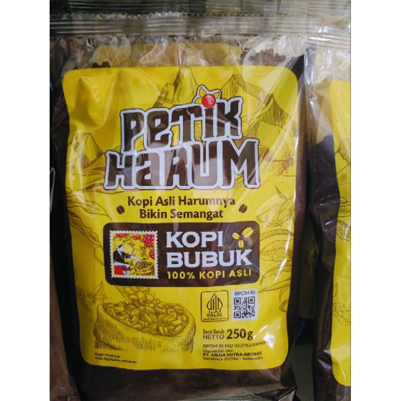 

kopi bubuk murni petik harum 250gr