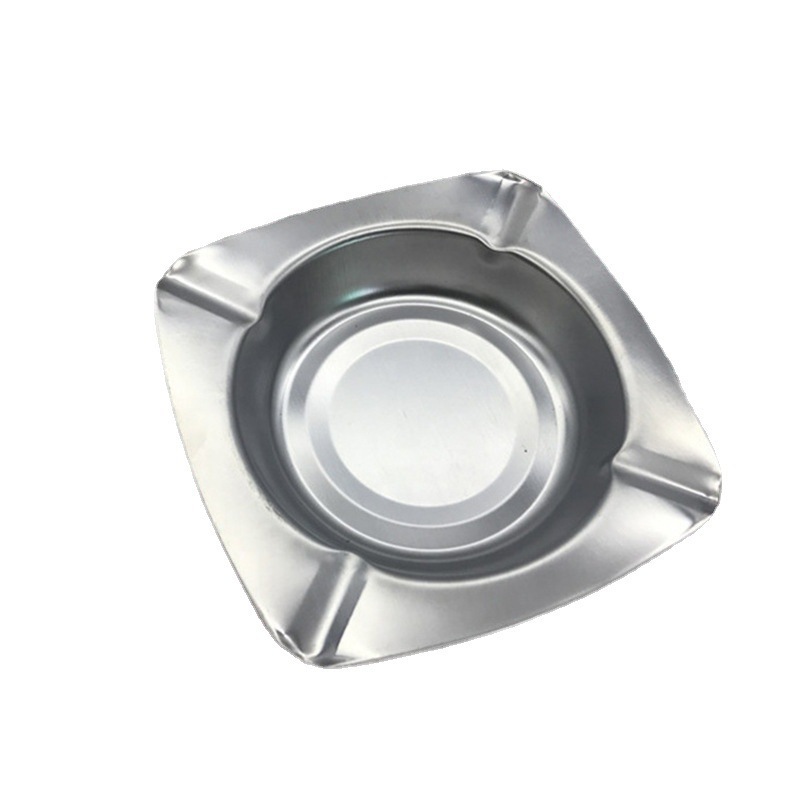 Asbak Kotak Besar Stainless persegi Diameter 15 cm